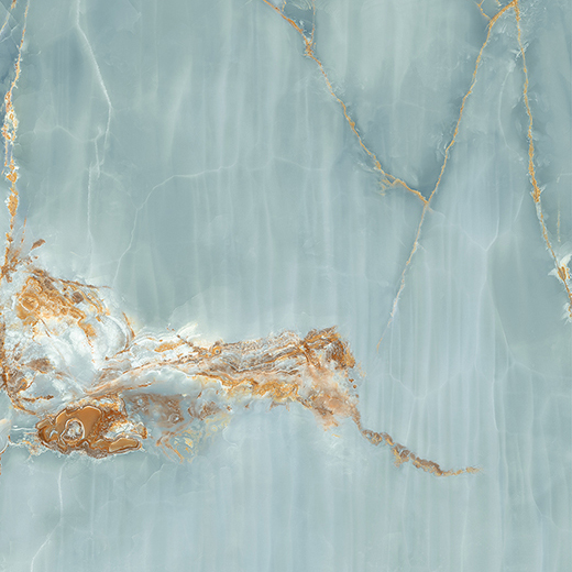 Scion Aqua Blue Gold Polished 48"x48 | Color Body Porcelain | Floor/Wall Tile