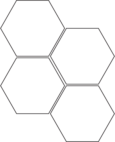 Sigma Powder Glossy 6" Hexagon | Ceramic | Wall Tile