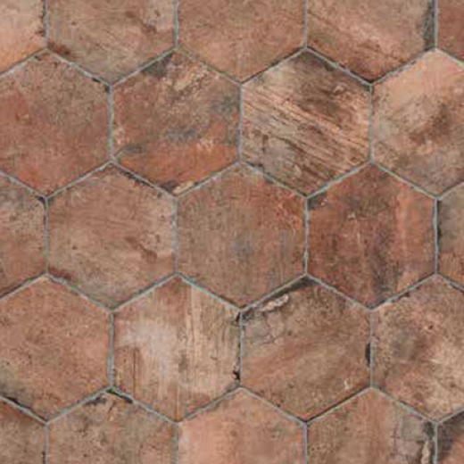 Chicago Brick Old Chicago Natural 9"x11" Hexagon | Glazed Porcelain | Floor/Wall Tile