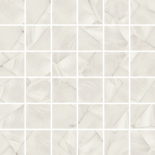 Wisp Azzuro/Deco Polished 2"X2" Mosaic | Color Body Porcelain | Floor/Wall Mosaic