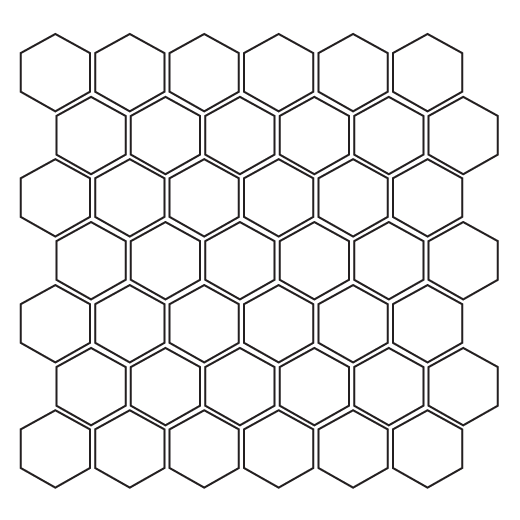 Gascogne Beige Gascogne Beige Electron/Honed 2" Hexagon | Limestone | Floor/Wall Mosaic