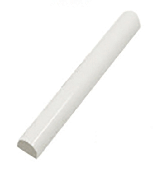 Alaska White Glossy 6" Pencil | Ceramic | Trim