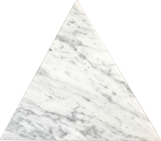 Bianco Carrara Bianco Carrara Honed 9" Triangle | Marble | Floor/Wall Tile
