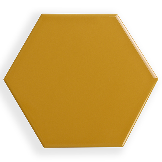 Prismatics Goldcrest Gloss 7"x6" Hexagon | Ceramic | Wall Tile
