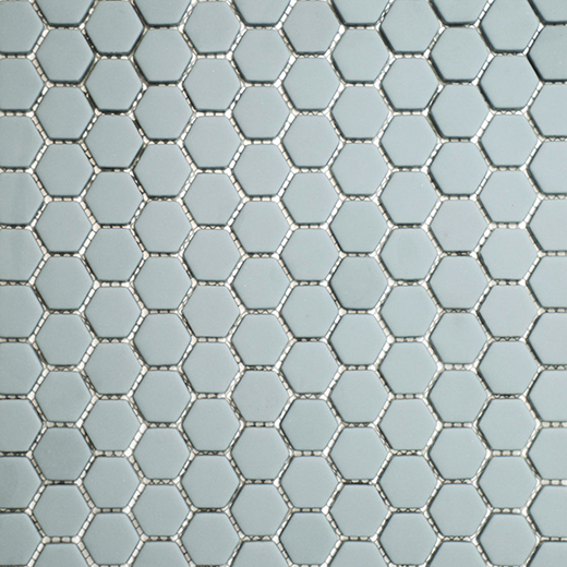 San Marino Colonial Blue Matte Hexagon Mosaic | Enamel | Floor/Wall Mosaic