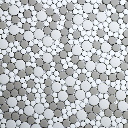 San Marino Pearl Matte Bubble Mosaic | Enamel | Floor/Wall Decorative Mosaic