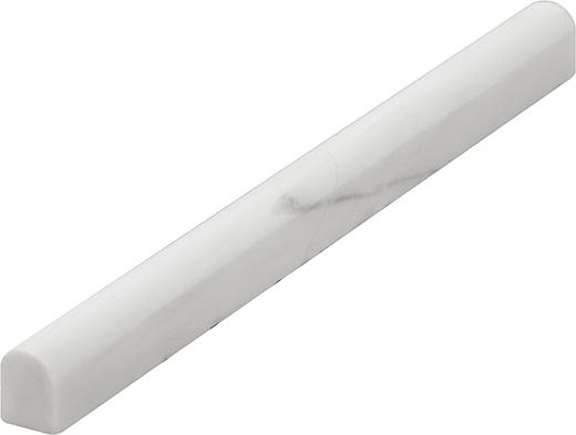 Tumbled Natural Stone Dolomite Lightly Tumbled .58"x9" Pencil Liner | Marble | Trim